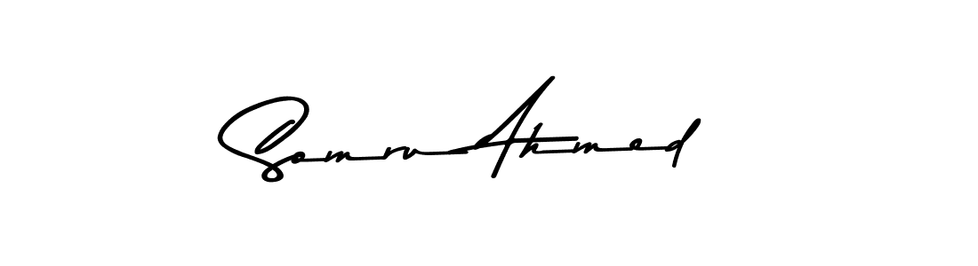 Somru Ahmed stylish signature style. Best Handwritten Sign (Asem Kandis PERSONAL USE) for my name. Handwritten Signature Collection Ideas for my name Somru Ahmed. Somru Ahmed signature style 9 images and pictures png