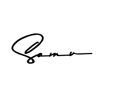 Design your own signature with our free online signature maker. With this signature software, you can create a handwritten (Asem Kandis PERSONAL USE) signature for name Somu. Somu signature style 9 images and pictures png