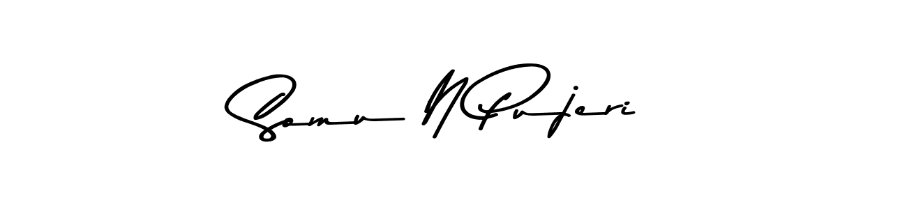 Also we have Somu N Pujeri name is the best signature style. Create professional handwritten signature collection using Asem Kandis PERSONAL USE autograph style. Somu N Pujeri signature style 9 images and pictures png