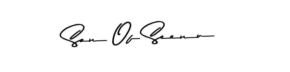 Use a signature maker to create a handwritten signature online. With this signature software, you can design (Asem Kandis PERSONAL USE) your own signature for name Son Of Seenu. Son Of Seenu signature style 9 images and pictures png