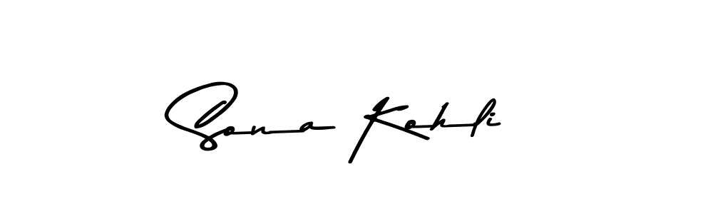 Sona Kohli stylish signature style. Best Handwritten Sign (Asem Kandis PERSONAL USE) for my name. Handwritten Signature Collection Ideas for my name Sona Kohli. Sona Kohli signature style 9 images and pictures png