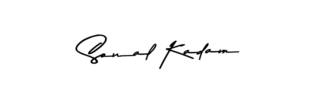 Use a signature maker to create a handwritten signature online. With this signature software, you can design (Asem Kandis PERSONAL USE) your own signature for name Sonal Kadam. Sonal Kadam signature style 9 images and pictures png