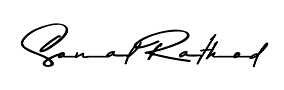 If you are searching for the best signature style for your name Sonal Rathod, here we have designed multiple signature styles using Asem Kandis PERSONAL USE. Sonal Rathod signature style 9 images and pictures png