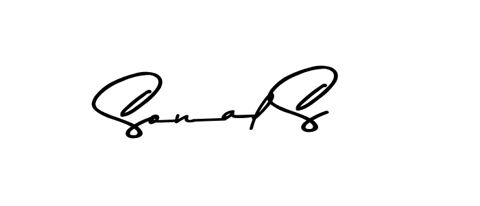 Use a signature maker to create a handwritten signature online. With this signature software, you can design (Asem Kandis PERSONAL USE) your own signature for name Sonal S. Sonal S signature style 9 images and pictures png