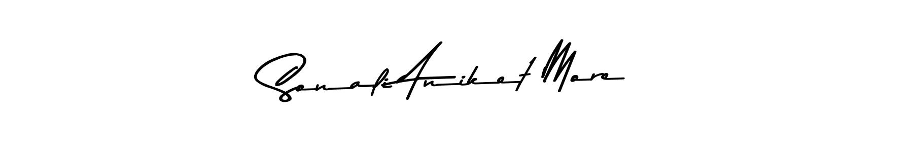 Similarly Asem Kandis PERSONAL USE is the best handwritten signature design. Signature creator online .You can use it as an online autograph creator for name Sonali Aniket More. Sonali Aniket More signature style 9 images and pictures png