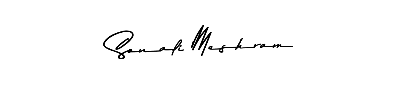 How to make Sonali Meshram signature? Asem Kandis PERSONAL USE is a professional autograph style. Create handwritten signature for Sonali Meshram name. Sonali Meshram signature style 9 images and pictures png