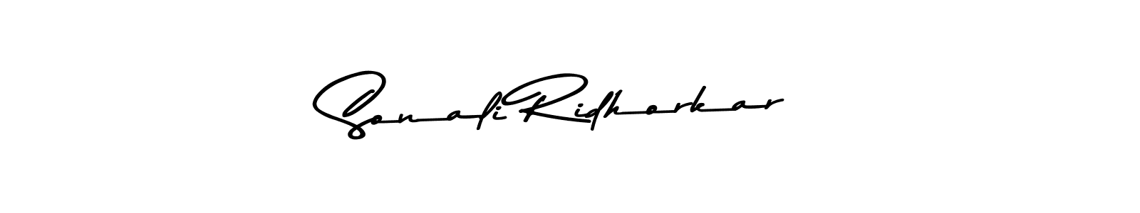 Also You can easily find your signature by using the search form. We will create Sonali Ridhorkar name handwritten signature images for you free of cost using Asem Kandis PERSONAL USE sign style. Sonali Ridhorkar signature style 9 images and pictures png