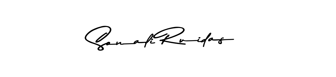 Make a beautiful signature design for name Sonali Ruidas. With this signature (Asem Kandis PERSONAL USE) style, you can create a handwritten signature for free. Sonali Ruidas signature style 9 images and pictures png