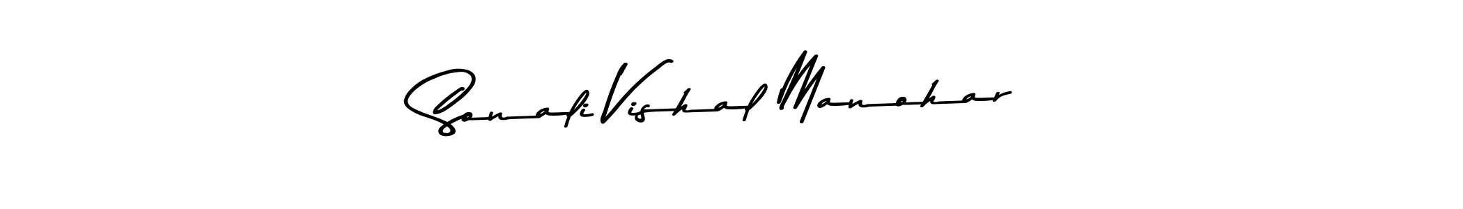 Sonali Vishal Manohar stylish signature style. Best Handwritten Sign (Asem Kandis PERSONAL USE) for my name. Handwritten Signature Collection Ideas for my name Sonali Vishal Manohar. Sonali Vishal Manohar signature style 9 images and pictures png