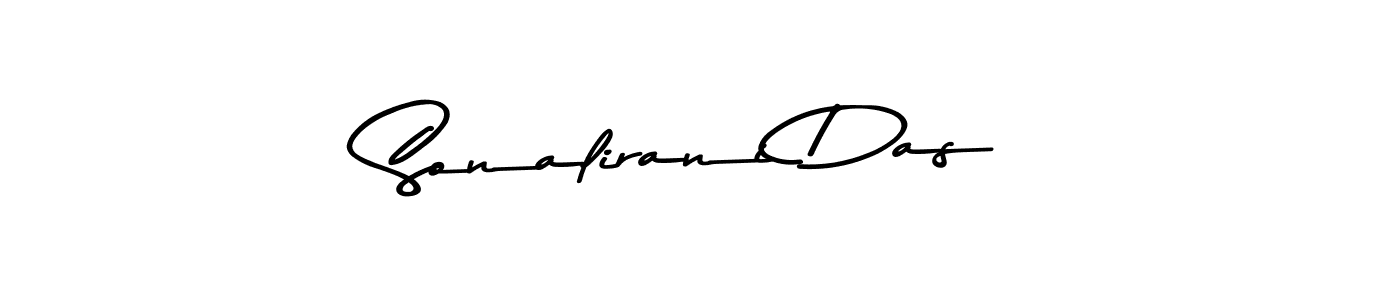 How to make Sonalirani Das name signature. Use Asem Kandis PERSONAL USE style for creating short signs online. This is the latest handwritten sign. Sonalirani Das signature style 9 images and pictures png