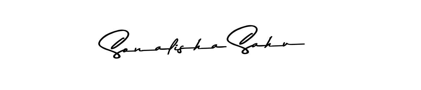 Make a beautiful signature design for name Sonalisha Sahu. With this signature (Asem Kandis PERSONAL USE) style, you can create a handwritten signature for free. Sonalisha Sahu signature style 9 images and pictures png
