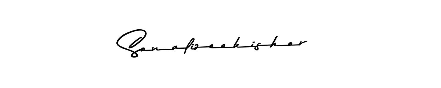 Make a beautiful signature design for name Sonalizeekishor. With this signature (Asem Kandis PERSONAL USE) style, you can create a handwritten signature for free. Sonalizeekishor signature style 9 images and pictures png