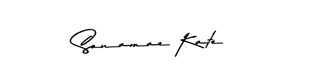 Also You can easily find your signature by using the search form. We will create Sonamae Kate name handwritten signature images for you free of cost using Asem Kandis PERSONAL USE sign style. Sonamae Kate signature style 9 images and pictures png