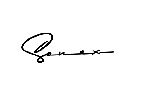 Sonex stylish signature style. Best Handwritten Sign (Asem Kandis PERSONAL USE) for my name. Handwritten Signature Collection Ideas for my name Sonex. Sonex signature style 9 images and pictures png