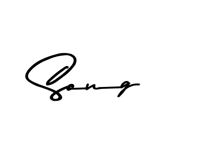 Design your own signature with our free online signature maker. With this signature software, you can create a handwritten (Asem Kandis PERSONAL USE) signature for name Song. Song signature style 9 images and pictures png