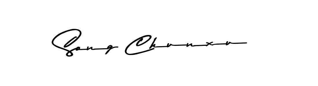 See photos of Song Chunxu official signature by Spectra . Check more albums & portfolios. Read reviews & check more about Asem Kandis PERSONAL USE font. Song Chunxu signature style 9 images and pictures png