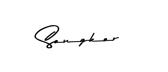 Also we have Songkor name is the best signature style. Create professional handwritten signature collection using Asem Kandis PERSONAL USE autograph style. Songkor signature style 9 images and pictures png