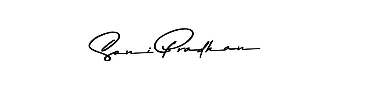 How to make Soni Pradhan signature? Asem Kandis PERSONAL USE is a professional autograph style. Create handwritten signature for Soni Pradhan name. Soni Pradhan signature style 9 images and pictures png