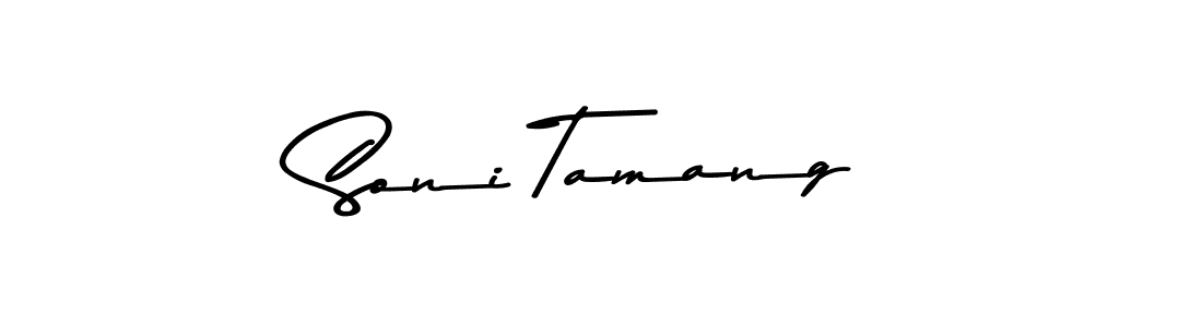 How to make Soni Tamang signature? Asem Kandis PERSONAL USE is a professional autograph style. Create handwritten signature for Soni Tamang name. Soni Tamang signature style 9 images and pictures png