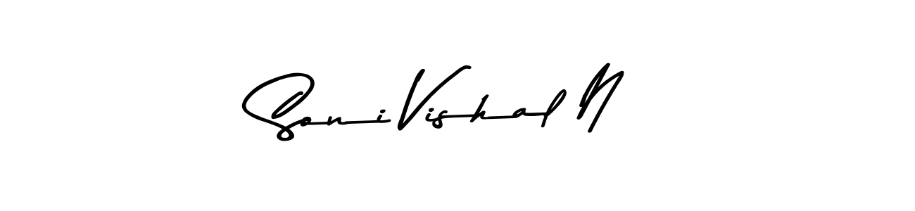 Also we have Soni Vishal N name is the best signature style. Create professional handwritten signature collection using Asem Kandis PERSONAL USE autograph style. Soni Vishal N signature style 9 images and pictures png