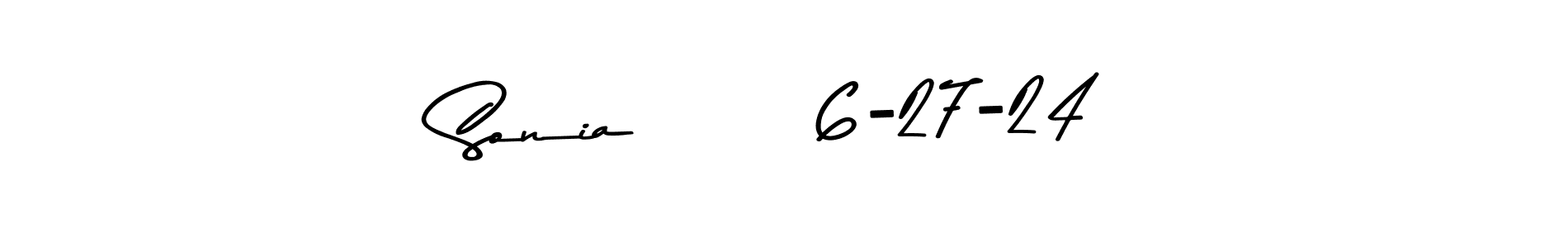 You should practise on your own different ways (Asem Kandis PERSONAL USE) to write your name (Sonia       6-27-24) in signature. don't let someone else do it for you. Sonia       6-27-24 signature style 9 images and pictures png
