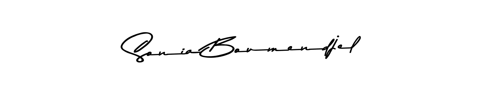 Sonia Boumendjel stylish signature style. Best Handwritten Sign (Asem Kandis PERSONAL USE) for my name. Handwritten Signature Collection Ideas for my name Sonia Boumendjel. Sonia Boumendjel signature style 9 images and pictures png