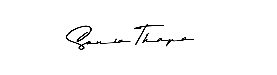 How to make Sonia Thapa signature? Asem Kandis PERSONAL USE is a professional autograph style. Create handwritten signature for Sonia Thapa name. Sonia Thapa signature style 9 images and pictures png