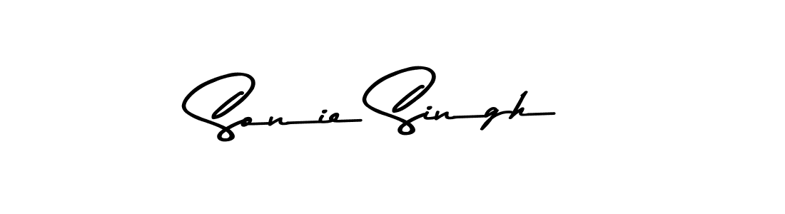 Make a beautiful signature design for name Sonie Singh. With this signature (Asem Kandis PERSONAL USE) style, you can create a handwritten signature for free. Sonie Singh signature style 9 images and pictures png