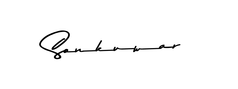 Sonkuwar stylish signature style. Best Handwritten Sign (Asem Kandis PERSONAL USE) for my name. Handwritten Signature Collection Ideas for my name Sonkuwar. Sonkuwar signature style 9 images and pictures png