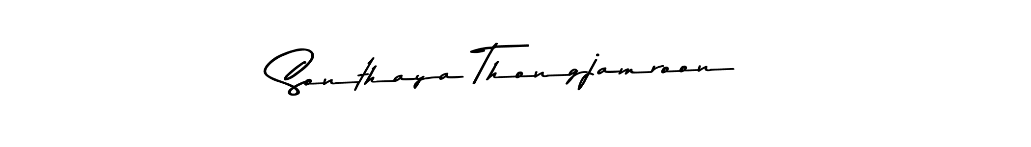 You can use this online signature creator to create a handwritten signature for the name Sonthaya Thongjamroon. This is the best online autograph maker. Sonthaya Thongjamroon signature style 9 images and pictures png