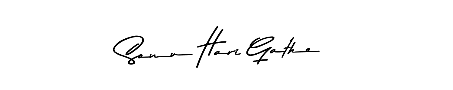 Similarly Asem Kandis PERSONAL USE is the best handwritten signature design. Signature creator online .You can use it as an online autograph creator for name Sonu Hari Gathe. Sonu Hari Gathe signature style 9 images and pictures png