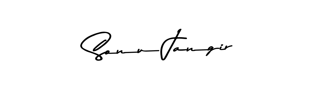 The best way (Asem Kandis PERSONAL USE) to make a short signature is to pick only two or three words in your name. The name Sonu Jangir include a total of six letters. For converting this name. Sonu Jangir signature style 9 images and pictures png