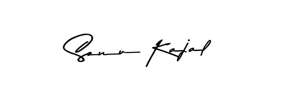 Create a beautiful signature design for name Sonu Kajal. With this signature (Asem Kandis PERSONAL USE) fonts, you can make a handwritten signature for free. Sonu Kajal signature style 9 images and pictures png