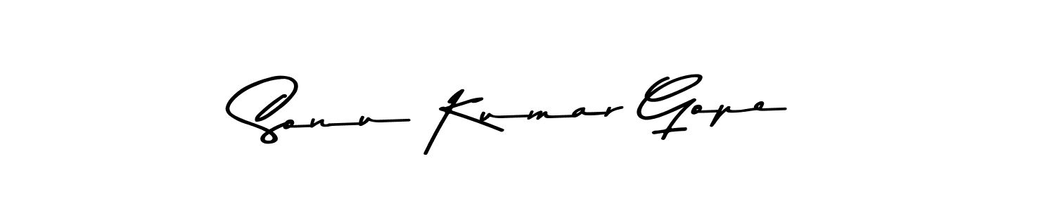 Sonu Kumar Gope stylish signature style. Best Handwritten Sign (Asem Kandis PERSONAL USE) for my name. Handwritten Signature Collection Ideas for my name Sonu Kumar Gope. Sonu Kumar Gope signature style 9 images and pictures png