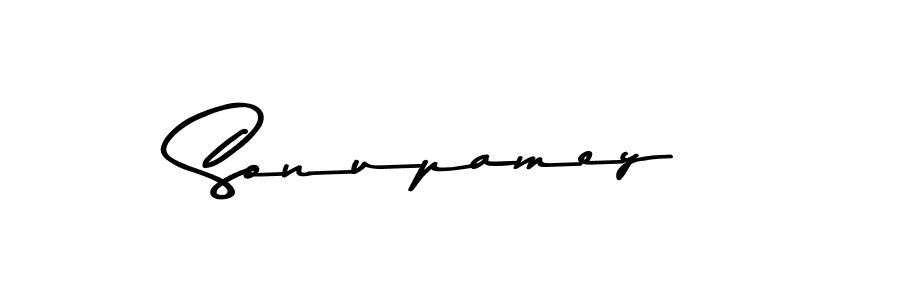 Design your own signature with our free online signature maker. With this signature software, you can create a handwritten (Asem Kandis PERSONAL USE) signature for name Sonupamey. Sonupamey signature style 9 images and pictures png