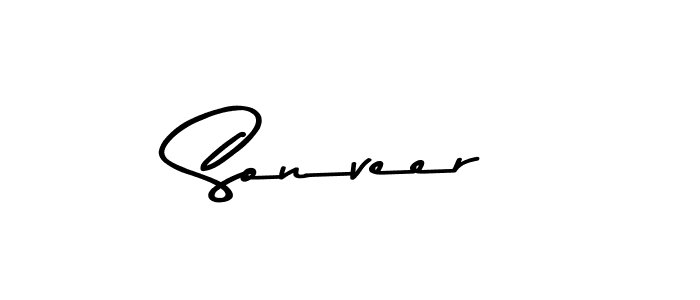 Also we have Sonveer name is the best signature style. Create professional handwritten signature collection using Asem Kandis PERSONAL USE autograph style. Sonveer signature style 9 images and pictures png