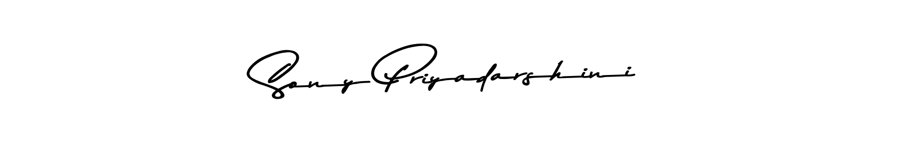 Design your own signature with our free online signature maker. With this signature software, you can create a handwritten (Asem Kandis PERSONAL USE) signature for name Sony Priyadarshini. Sony Priyadarshini signature style 9 images and pictures png