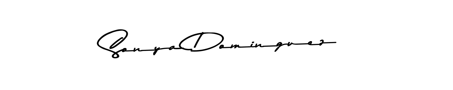 Use a signature maker to create a handwritten signature online. With this signature software, you can design (Asem Kandis PERSONAL USE) your own signature for name Sonya Dominguez. Sonya Dominguez signature style 9 images and pictures png