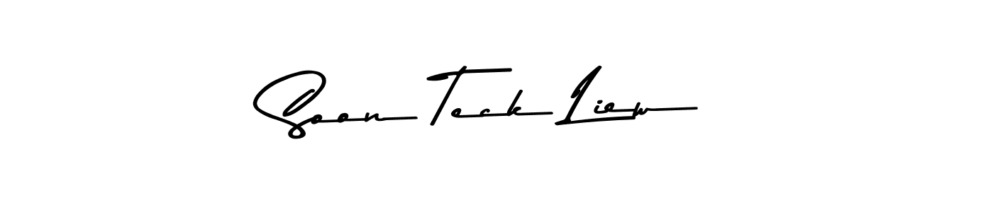 How to make Soon Teck Liew name signature. Use Asem Kandis PERSONAL USE style for creating short signs online. This is the latest handwritten sign. Soon Teck Liew signature style 9 images and pictures png