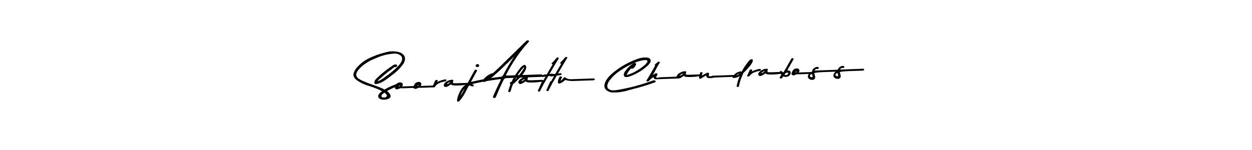 How to make Sooraj Alattu Chandraboss signature? Asem Kandis PERSONAL USE is a professional autograph style. Create handwritten signature for Sooraj Alattu Chandraboss name. Sooraj Alattu Chandraboss signature style 9 images and pictures png