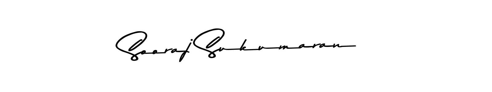 Use a signature maker to create a handwritten signature online. With this signature software, you can design (Asem Kandis PERSONAL USE) your own signature for name Sooraj Sukumaran. Sooraj Sukumaran signature style 9 images and pictures png