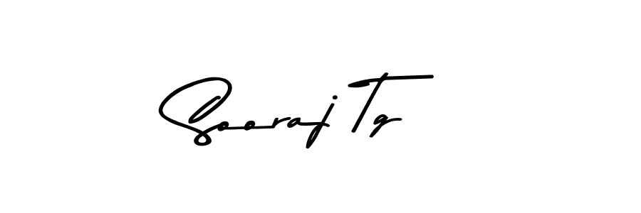 Design your own signature with our free online signature maker. With this signature software, you can create a handwritten (Asem Kandis PERSONAL USE) signature for name Sooraj Tg. Sooraj Tg signature style 9 images and pictures png