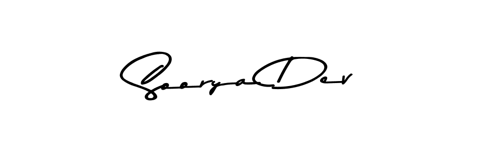 How to make Soorya Dev signature? Asem Kandis PERSONAL USE is a professional autograph style. Create handwritten signature for Soorya Dev name. Soorya Dev signature style 9 images and pictures png