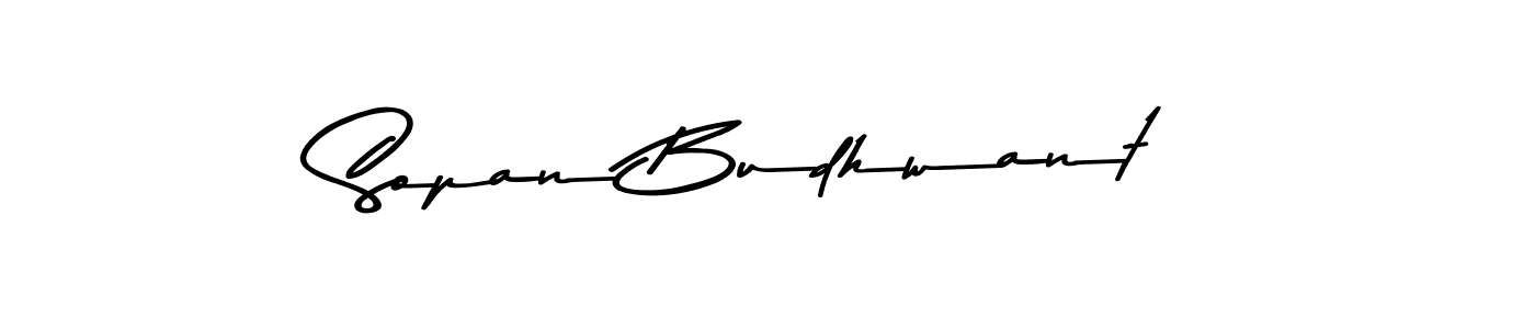 Sopan Budhwant stylish signature style. Best Handwritten Sign (Asem Kandis PERSONAL USE) for my name. Handwritten Signature Collection Ideas for my name Sopan Budhwant. Sopan Budhwant signature style 9 images and pictures png