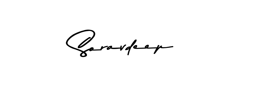 Use a signature maker to create a handwritten signature online. With this signature software, you can design (Asem Kandis PERSONAL USE) your own signature for name Soravdeep. Soravdeep signature style 9 images and pictures png