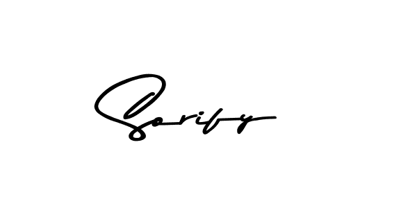 if you are searching for the best signature style for your name Sorify. so please give up your signature search. here we have designed multiple signature styles  using Asem Kandis PERSONAL USE. Sorify signature style 9 images and pictures png