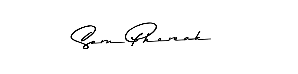 Also You can easily find your signature by using the search form. We will create Sorn Phereak name handwritten signature images for you free of cost using Asem Kandis PERSONAL USE sign style. Sorn Phereak signature style 9 images and pictures png