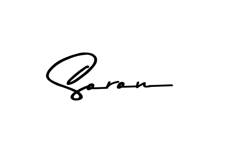 You should practise on your own different ways (Asem Kandis PERSONAL USE) to write your name (Soron) in signature. don't let someone else do it for you. Soron signature style 9 images and pictures png