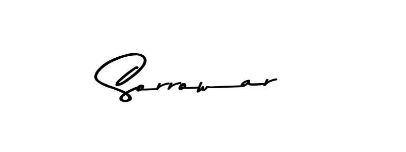 How to make Sorrowar signature? Asem Kandis PERSONAL USE is a professional autograph style. Create handwritten signature for Sorrowar name. Sorrowar signature style 9 images and pictures png