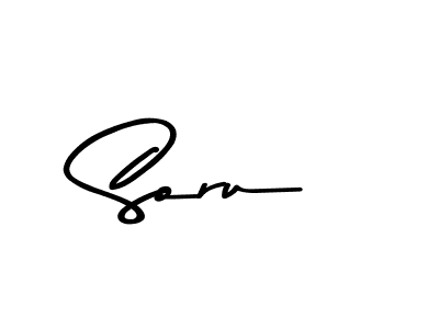 How to make Soru name signature. Use Asem Kandis PERSONAL USE style for creating short signs online. This is the latest handwritten sign. Soru signature style 9 images and pictures png